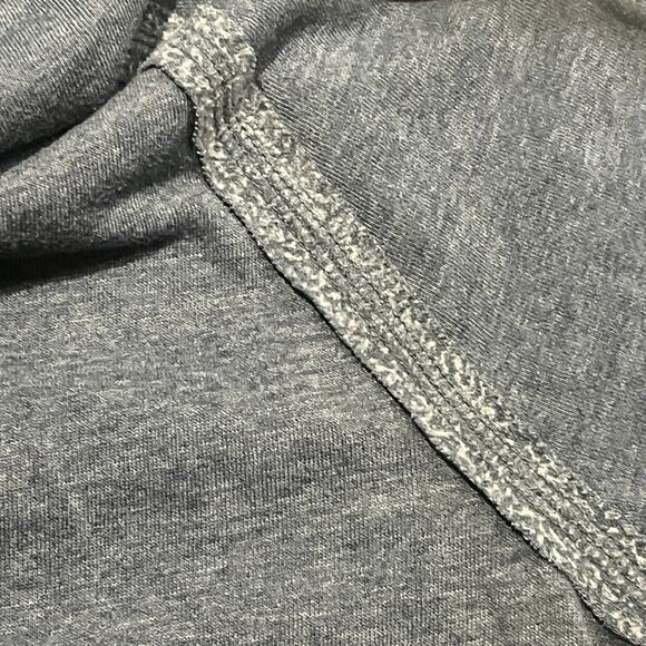 Roxy Sweater Womens Large Blue Hooded Long Sleeve‎ Sweatshirt Distressed - Picture 8 of 13